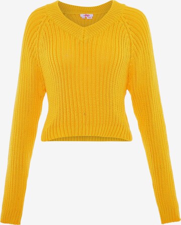 MYMO - Pullover em amarelo: frente