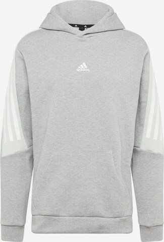 ADIDAS SPORTSWEAR Sportsweatshirt 'Future Icons 3-Stripes' in Grau: predná strana