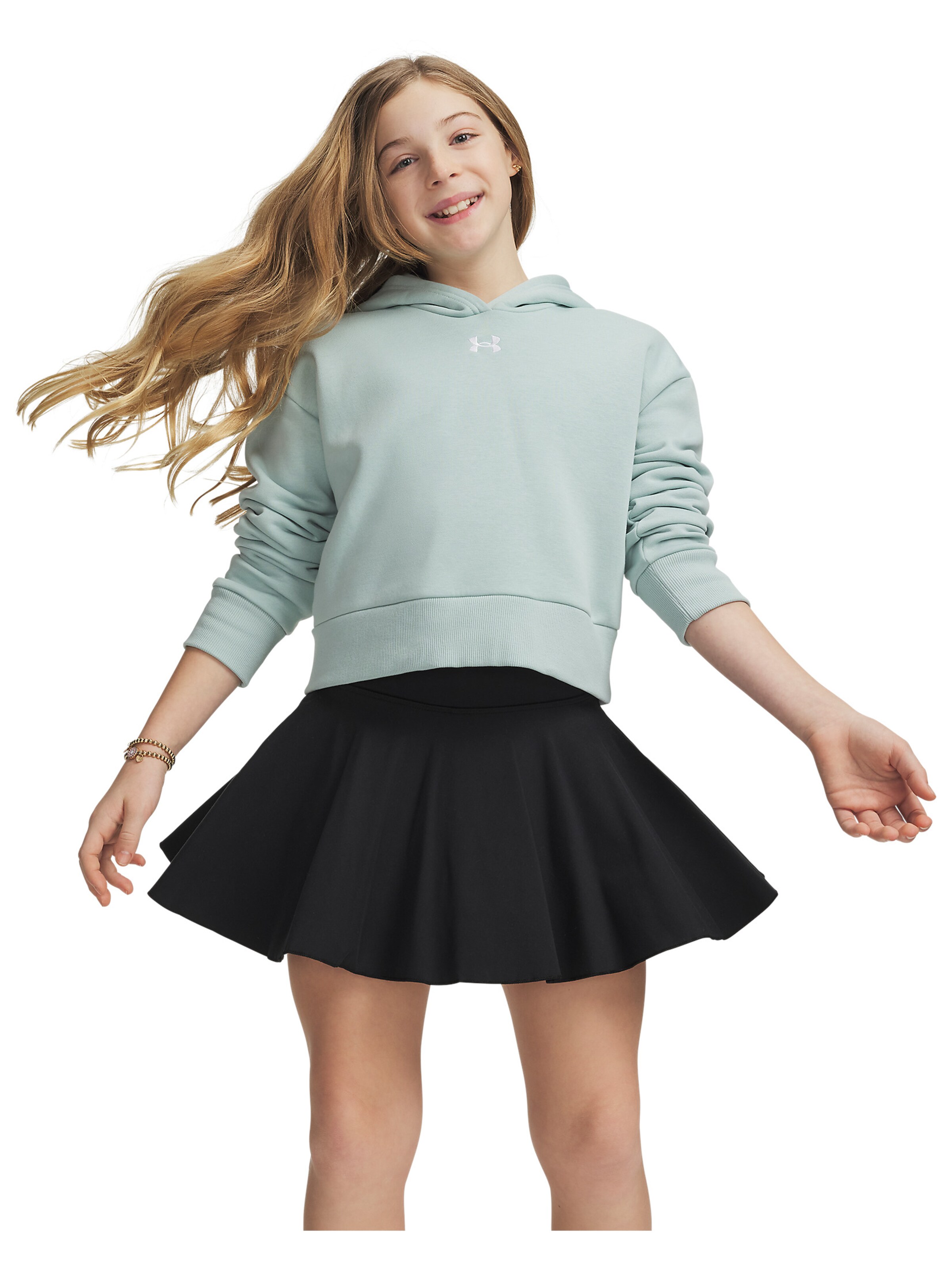 UNDER ARMOUR Sports sweatshirt 'Rival' in Blue: front
