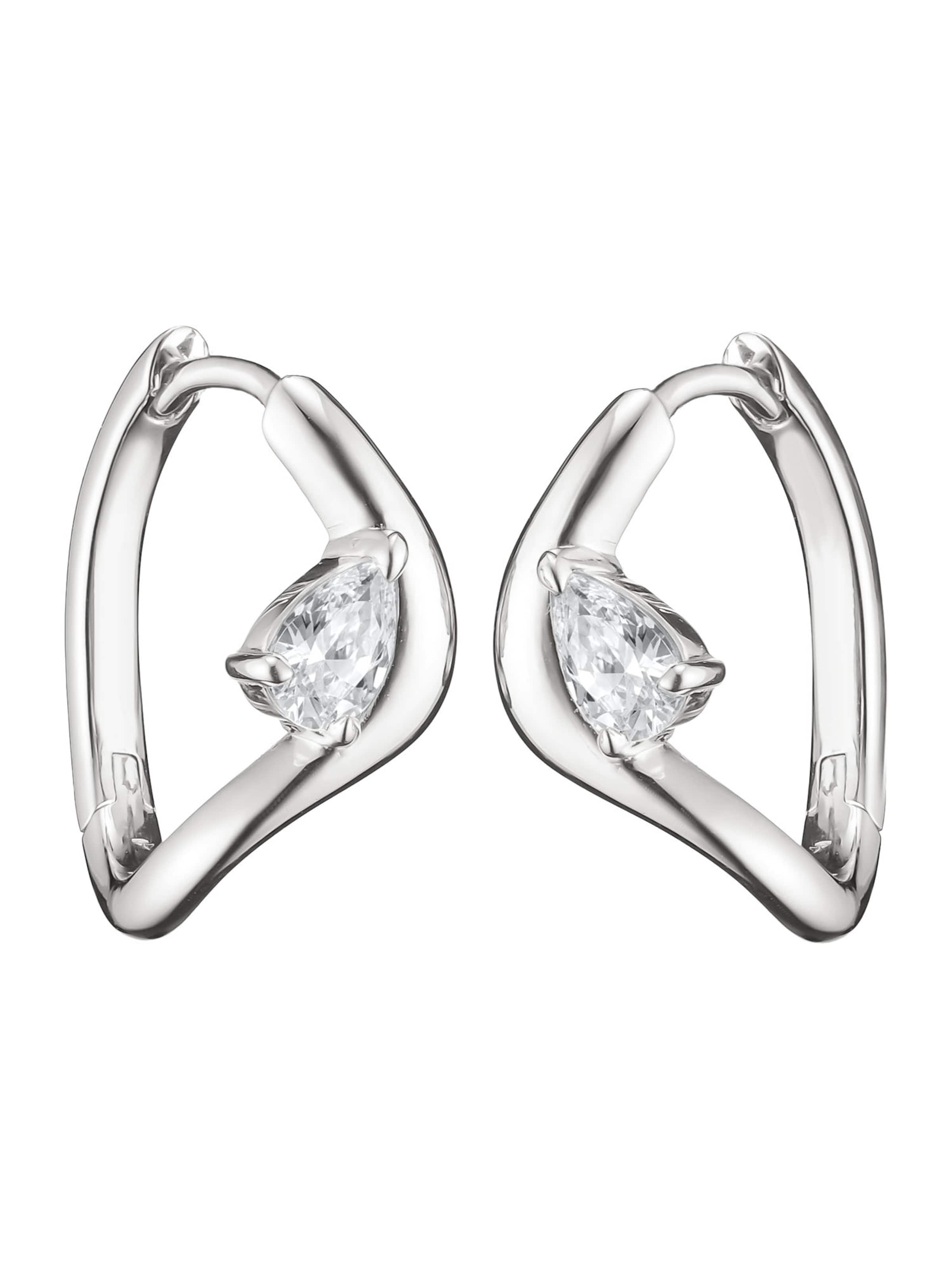 Thomas Sabo Earrings in One size in Silver / White, Item view