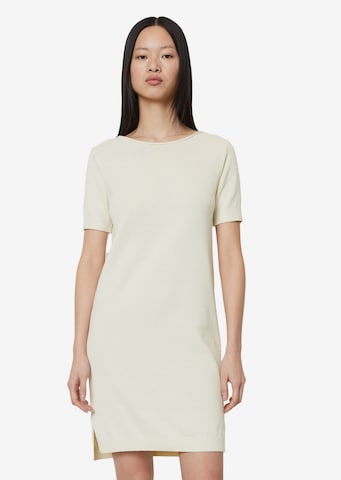 Marc O'Polo Knitted dress in White: front