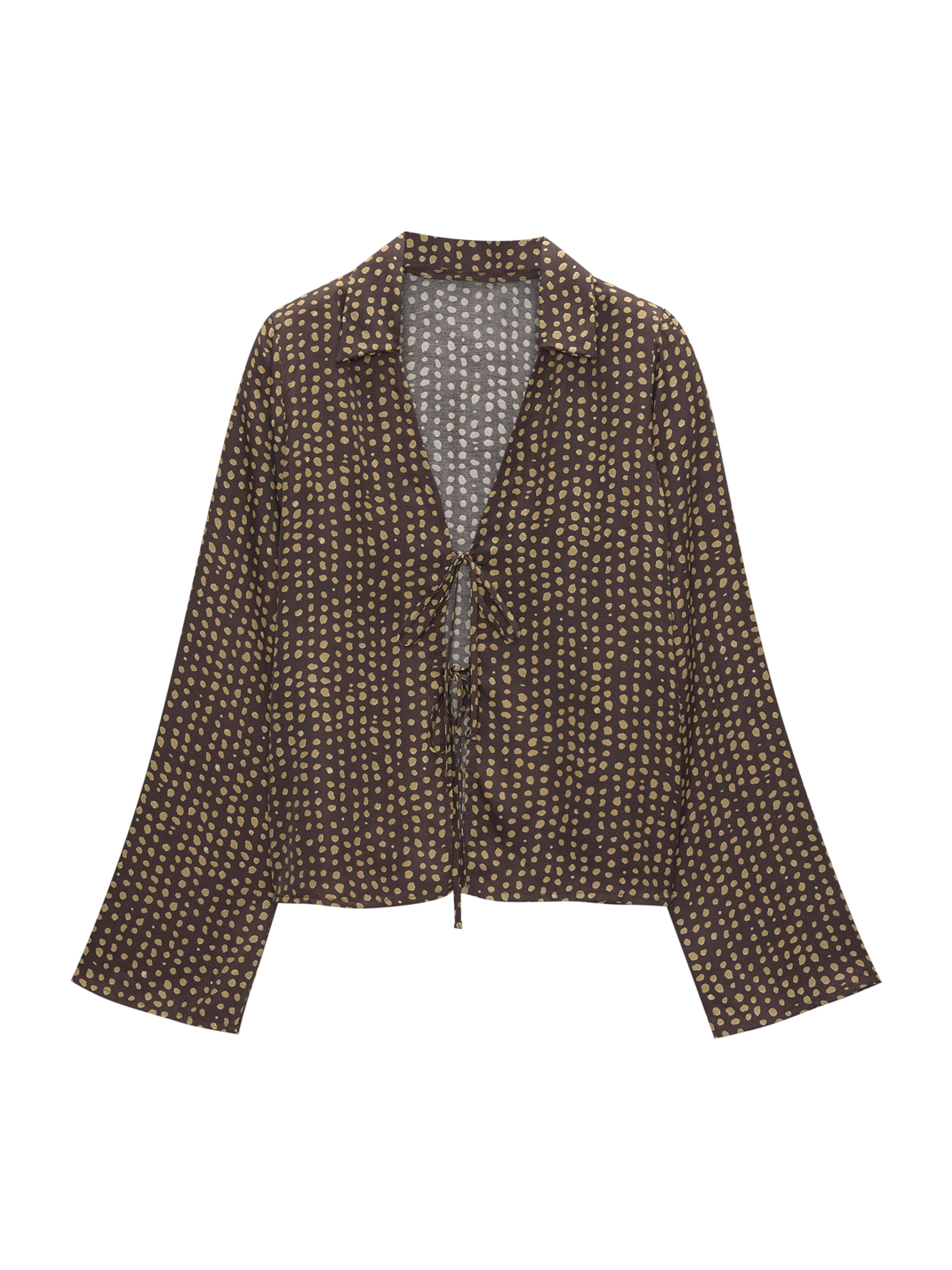 Pull&Bear Bluse in Gelb: Vorderseite