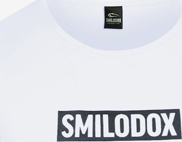 T-Shirt fonctionnel 'Marques' Smilodox en blanc : devant