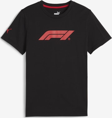 T-Shirt fonctionnel 'F1® ESS' PUMA en noir : devant