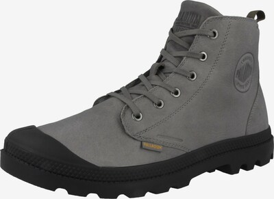 Palladium Bottines à lacets en gris, Vue avec produit