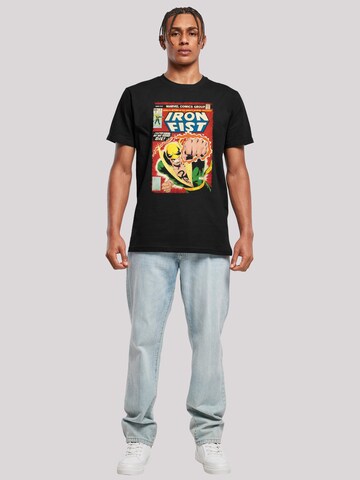 F4NT4STIC Shirt 'Marvel Iron Fist Cover' in Zwart