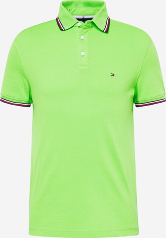 Tricou de la TOMMY HILFIGER pe verde: față