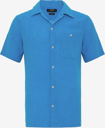 Antioch - Ajuste regular Camisa en azul: frente