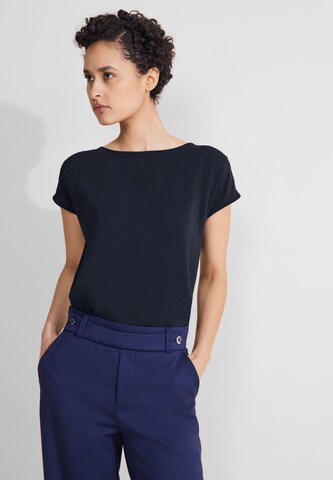 STREET ONE Blouse in Blue: front