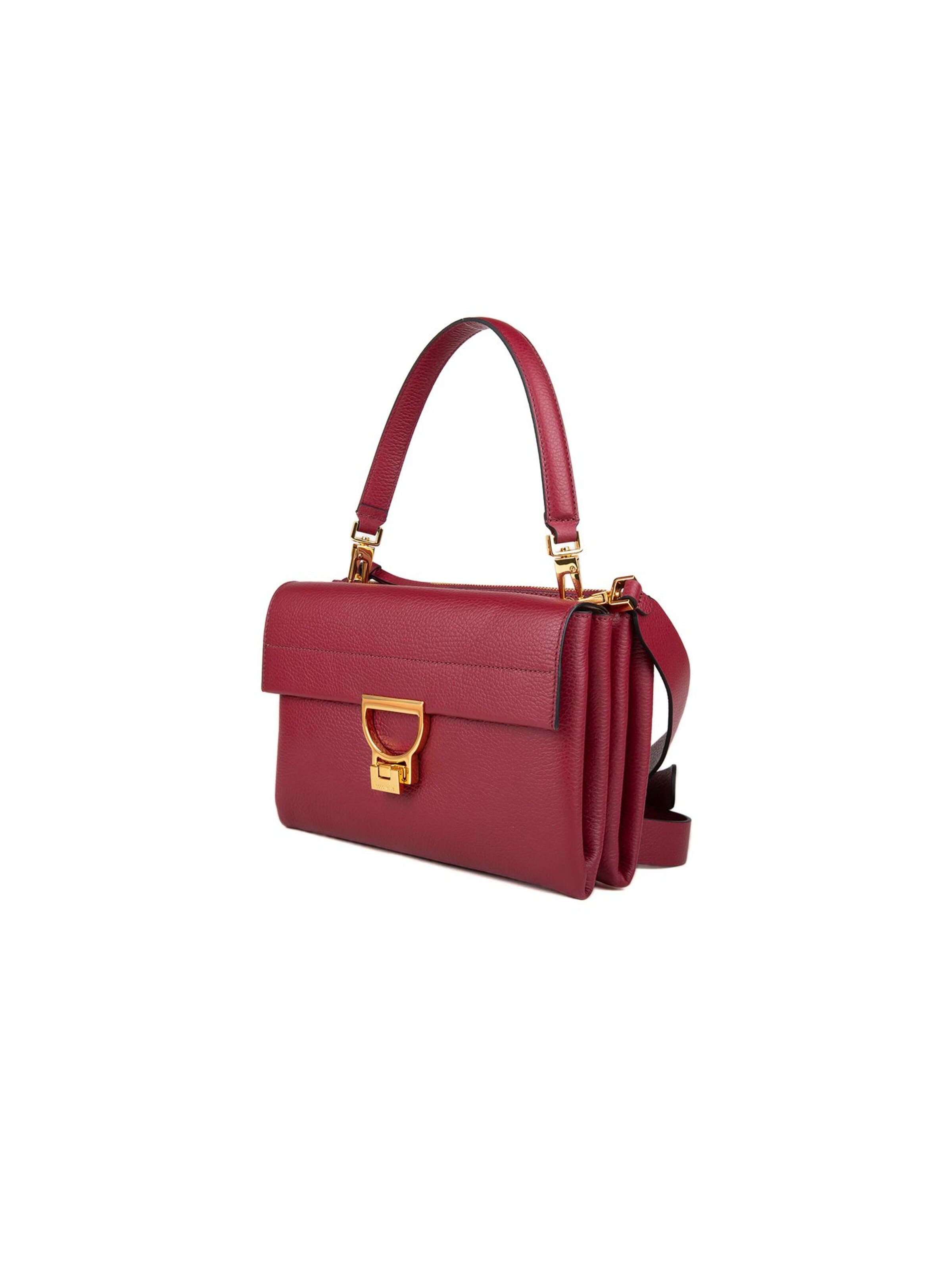 Coccinelle Schoudertas 'Leather shoulder bag Arlettis Coccinelle' in Rood