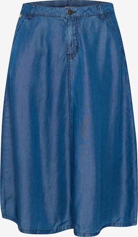 Cream Rok 'Molly' in Blauw: voorkant