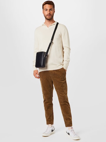 Only & Sons Regular Trousers 'Linus' in Brown