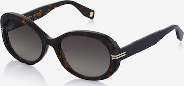 Lunettes de soleil Marc Jacobs en marron : devant