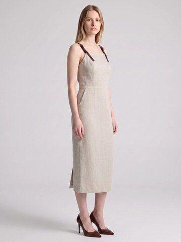 Viore Summer Dress in Beige