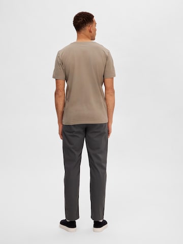 SELECTED HOMME T-Shirt 'Aspen' in Grün