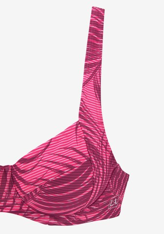 Bustier Hauts de bikini sport LASCANA ACTIVE en rose