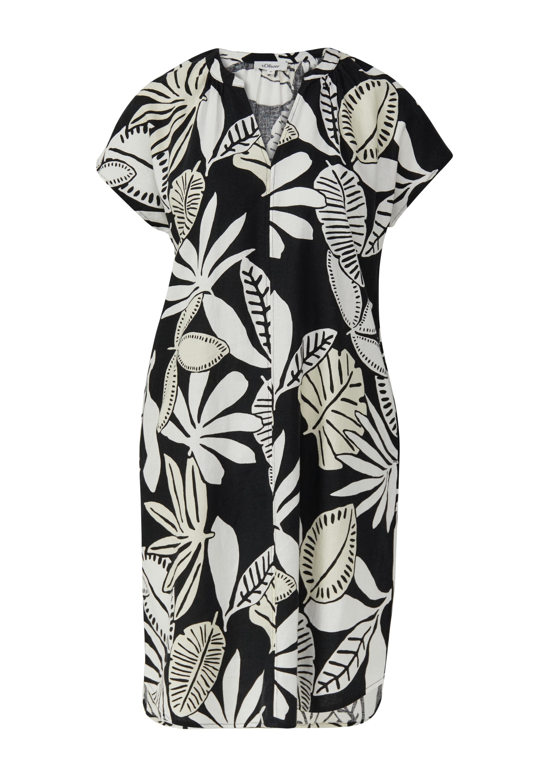 s.Oliver Kleid in Schwarz: Vorderseite