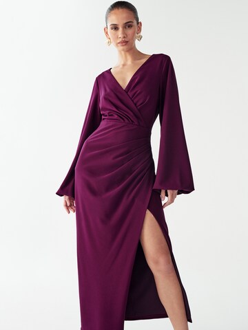 Willa - Vestido de festa em roxo