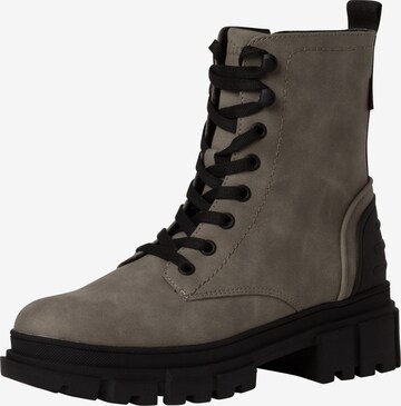 s.Oliver Stiefelette in Grau: Vorderseite