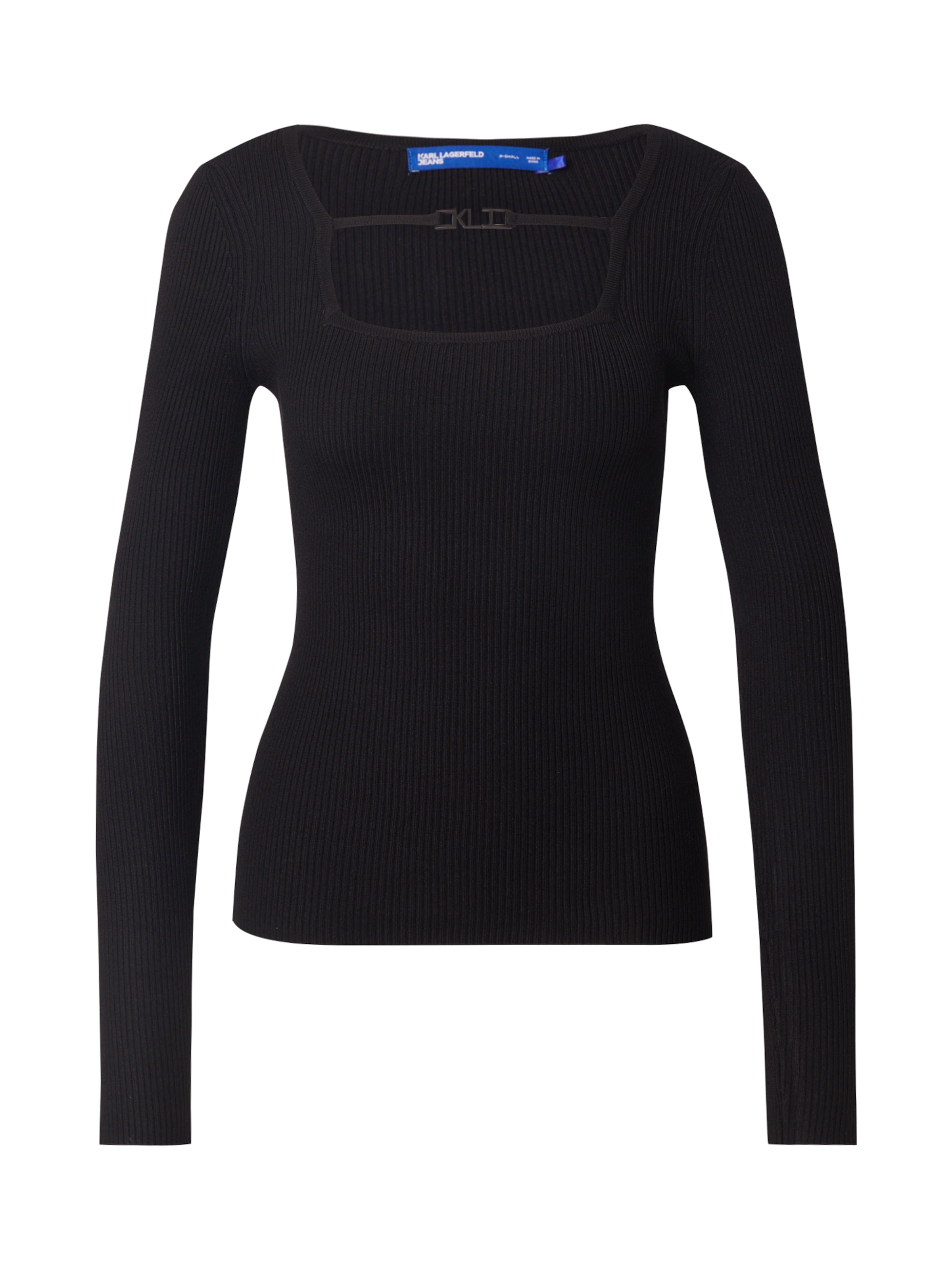 Pull-over KARL LAGERFELD JEANS en noir : devant