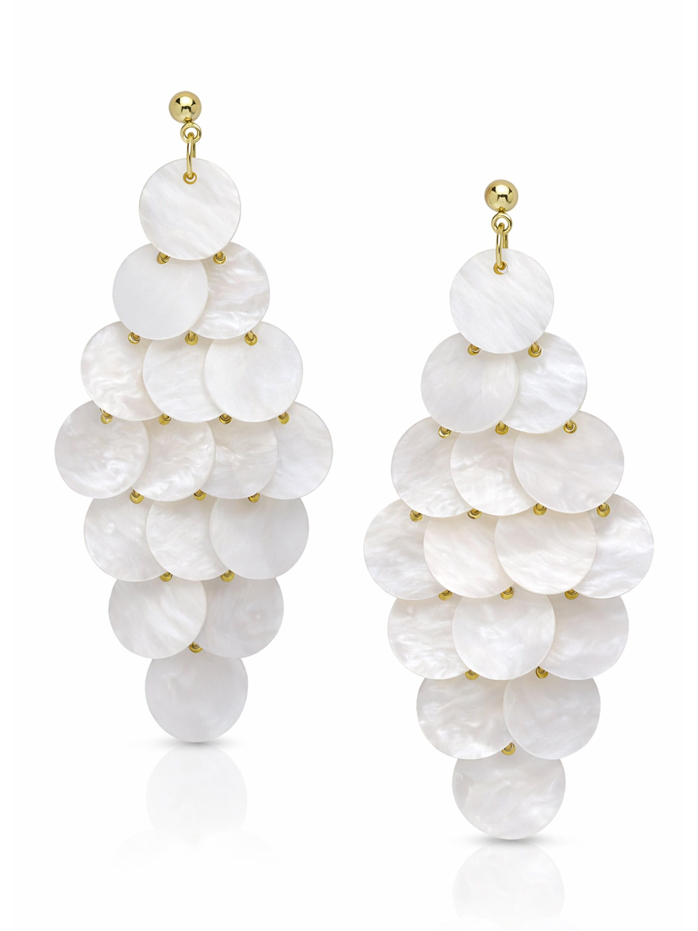 AVANT-GARDE PARIS Øreringe i hvid, Produktvisning