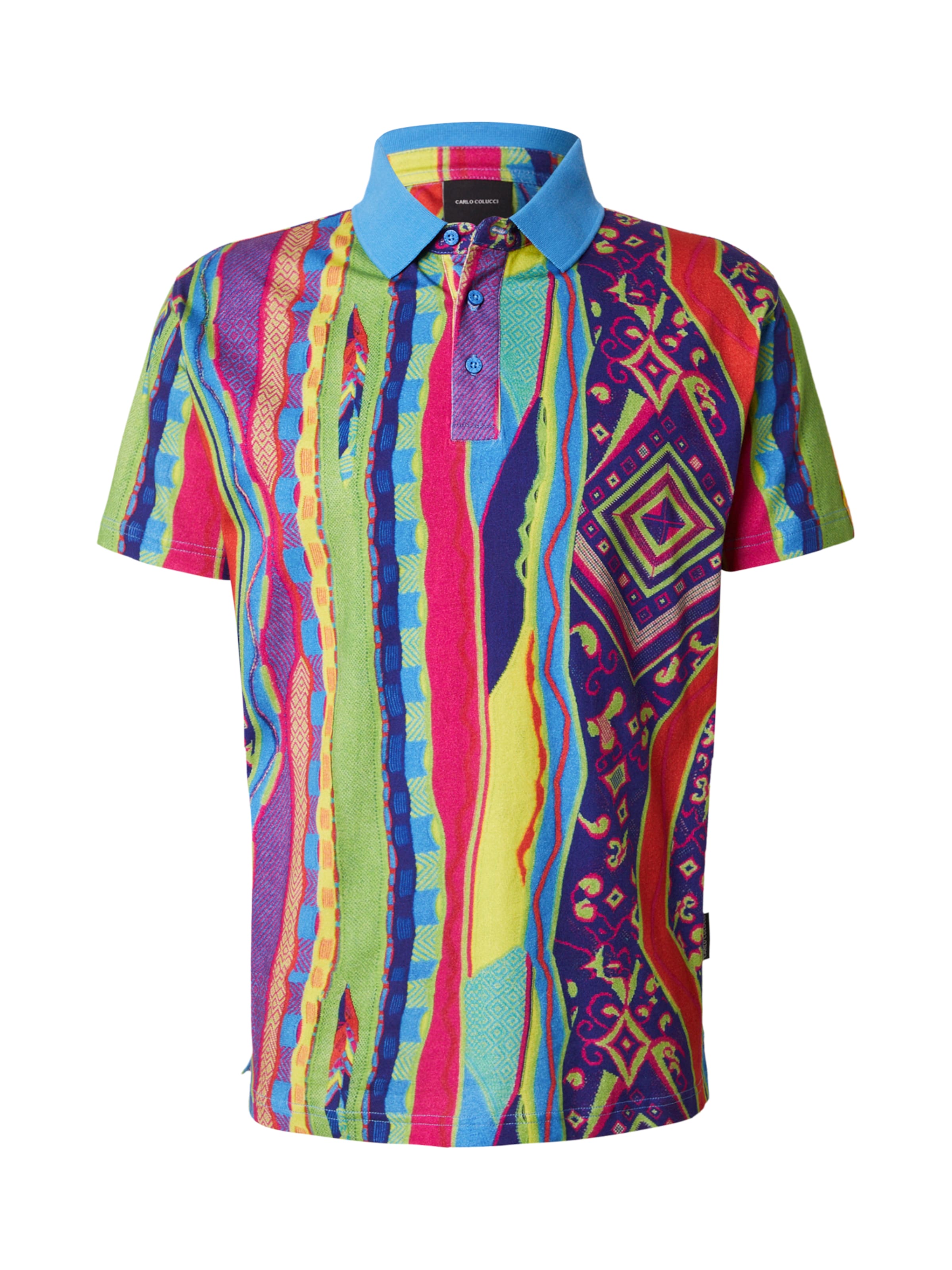 Carlo Colucci Футболка в Ярко-розовый: спереди