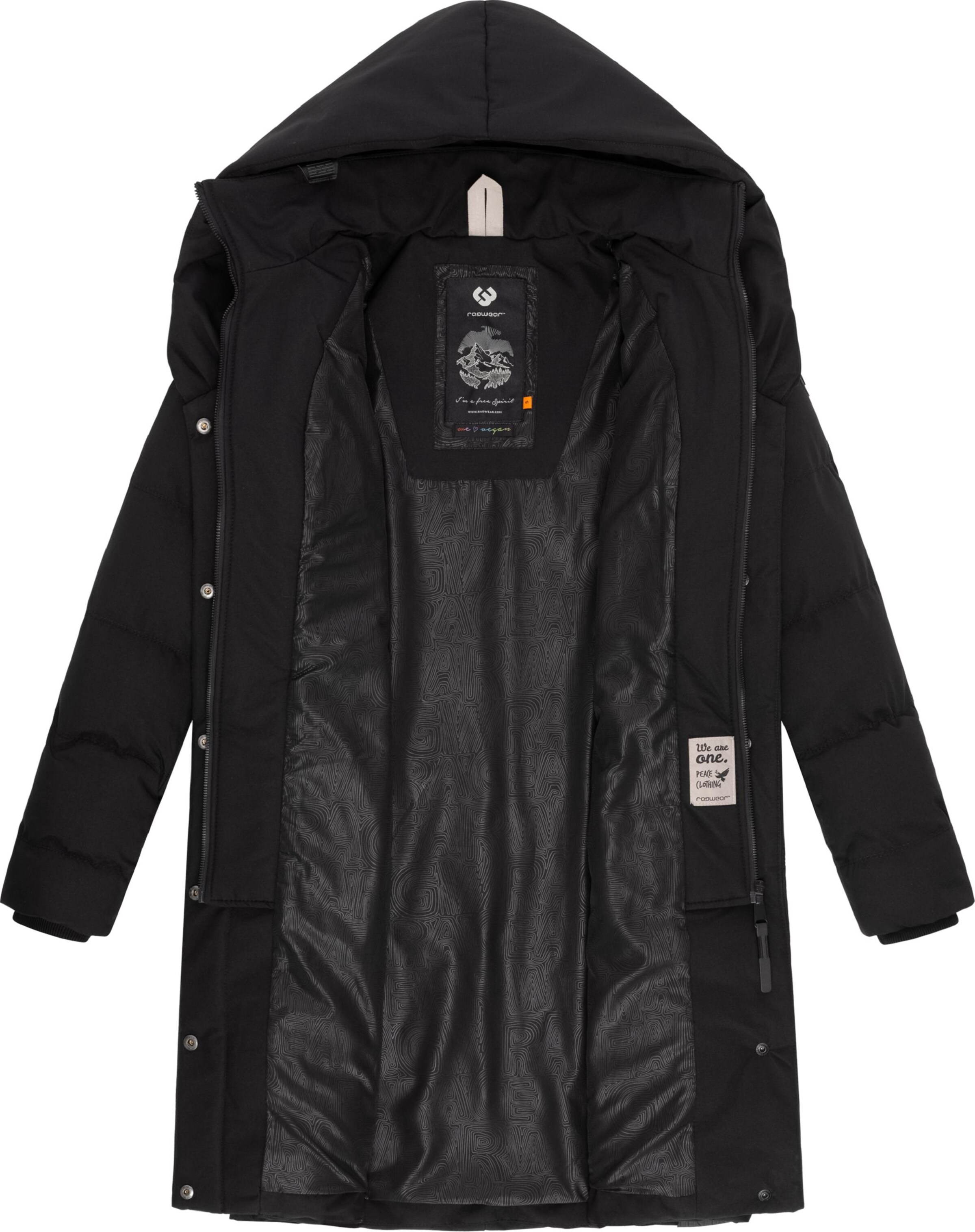 Ragwear Зимнее пальто 'Natalka' в Черный