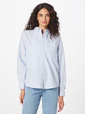 TOMMY HILFIGER Bluse in Blau: predná strana