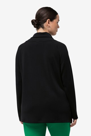 Sweat-shirt Ulla Popken en noir