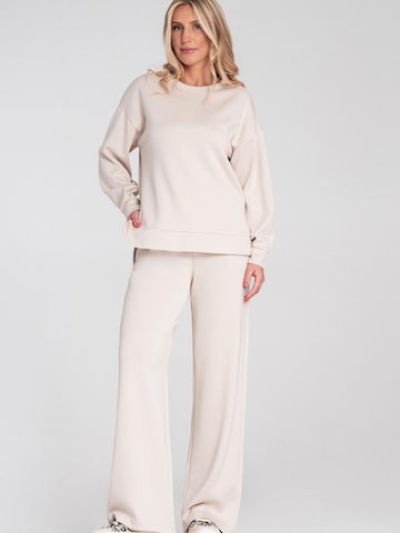 Sweat-shirt 'M1203' Figl en beige