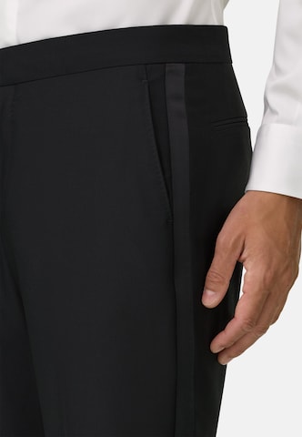 Boggi Milano Slimfit Chino in Zwart: zijkant