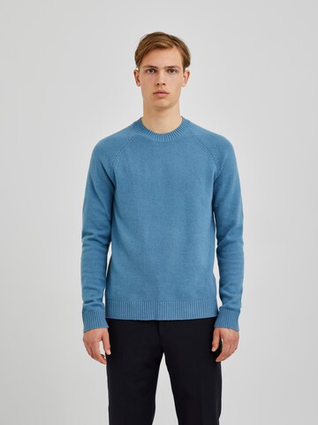 Bertoni Sweater 'Levi' in Blue: front