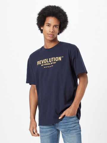 Revolution Shirt in Blauw: voorkant