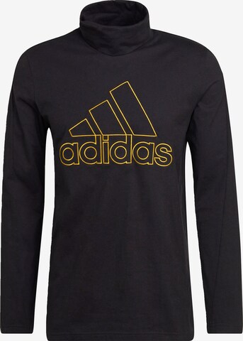 ADIDAS SPORTSWEAR Funkční tričko 'Future Icons Embroidered Badge Of Sport' – černá: přední strana