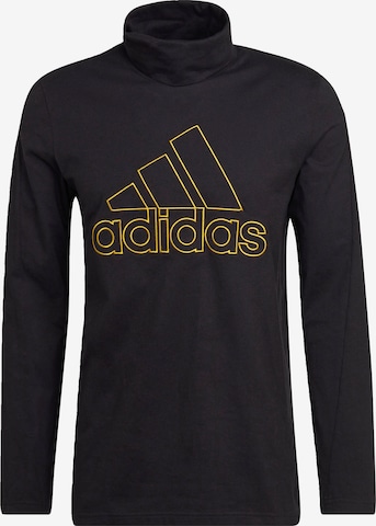 ADIDAS SPORTSWEAR Performance shirt 'Future Icons Embroidered Badge Of Sport' in Black: front