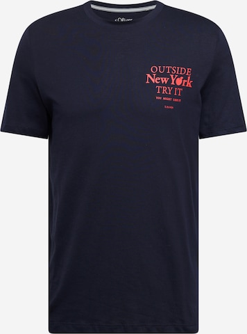 s.Oliver T-Shirt in Blau: Vorderseite