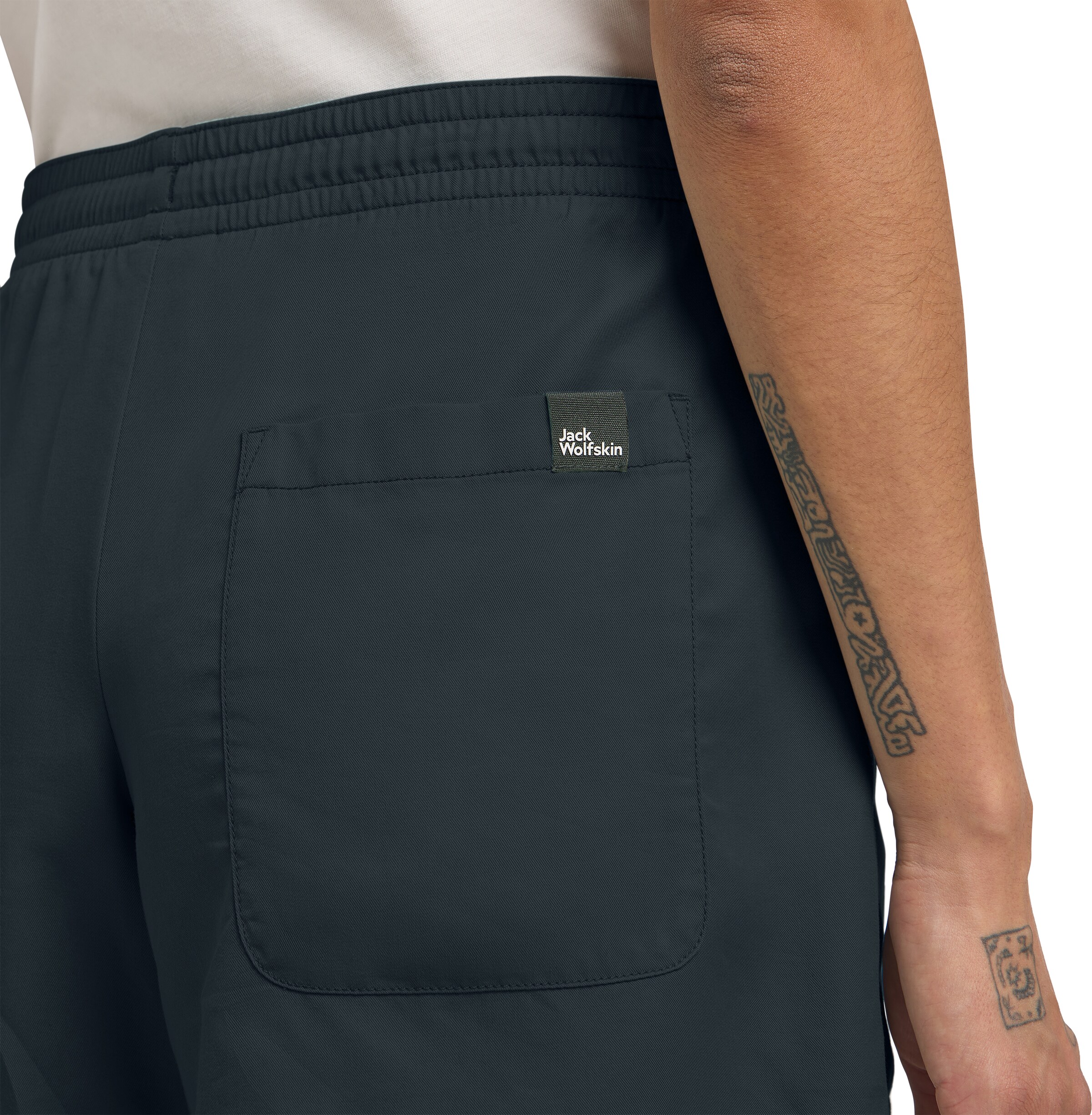 JACK WOLFSKIN Loose fit Outdoor Pants in Blue