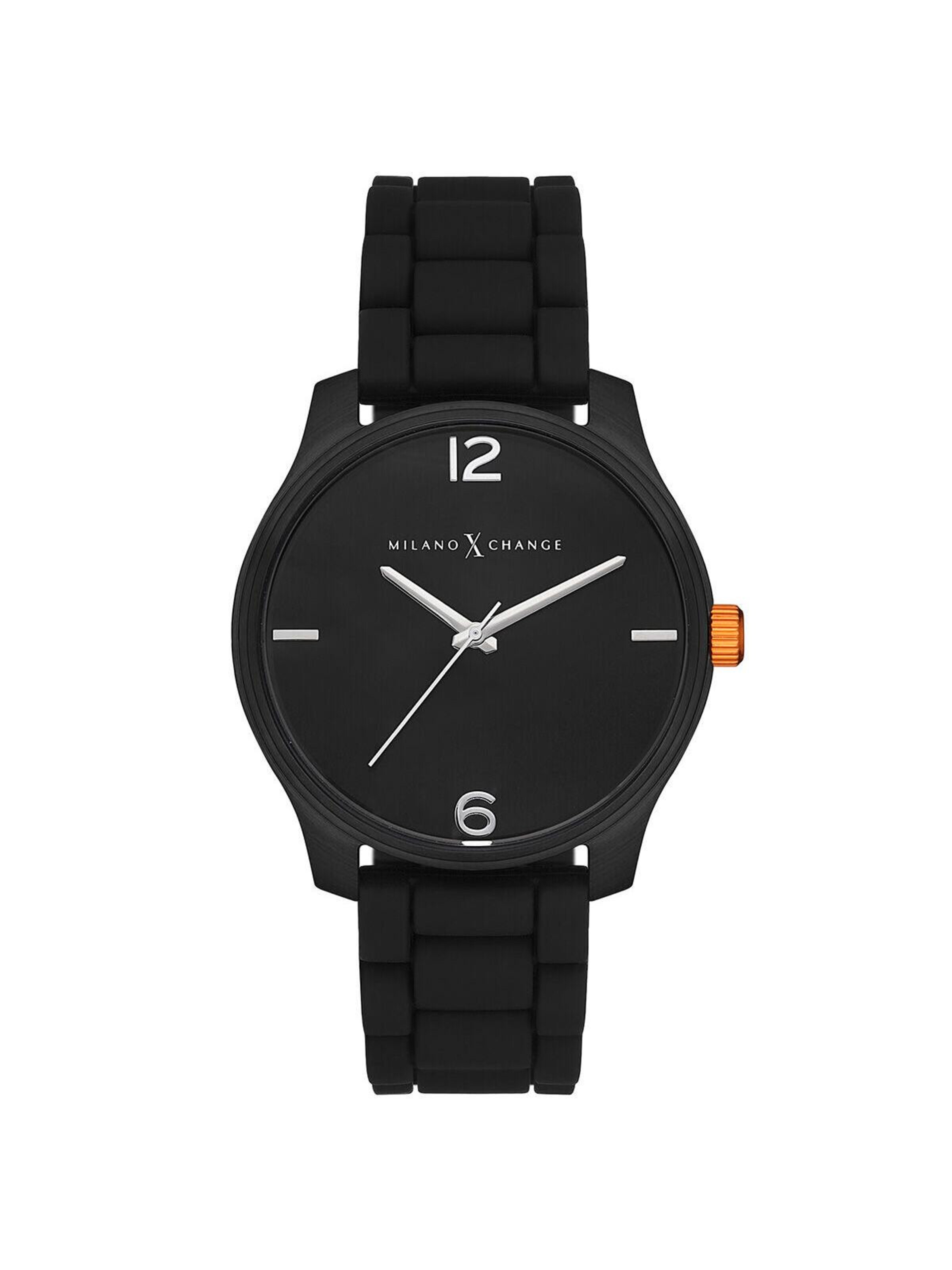 Orologio analogico 'MEX1160' di Milano X Change in nero: frontale
