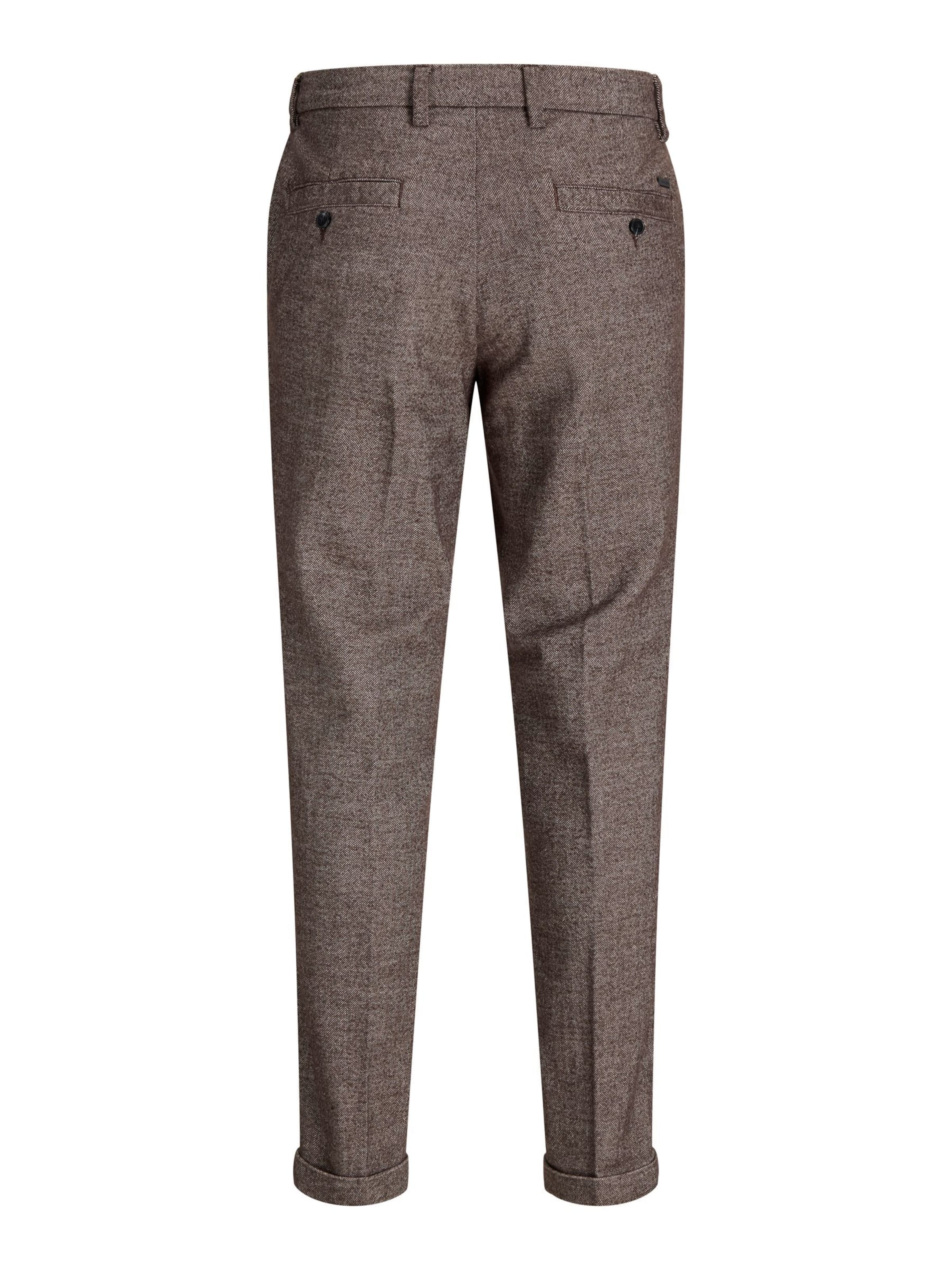 Regular Pantalon à plis 'JPSTOllie Blake' JACK & JONES en marron