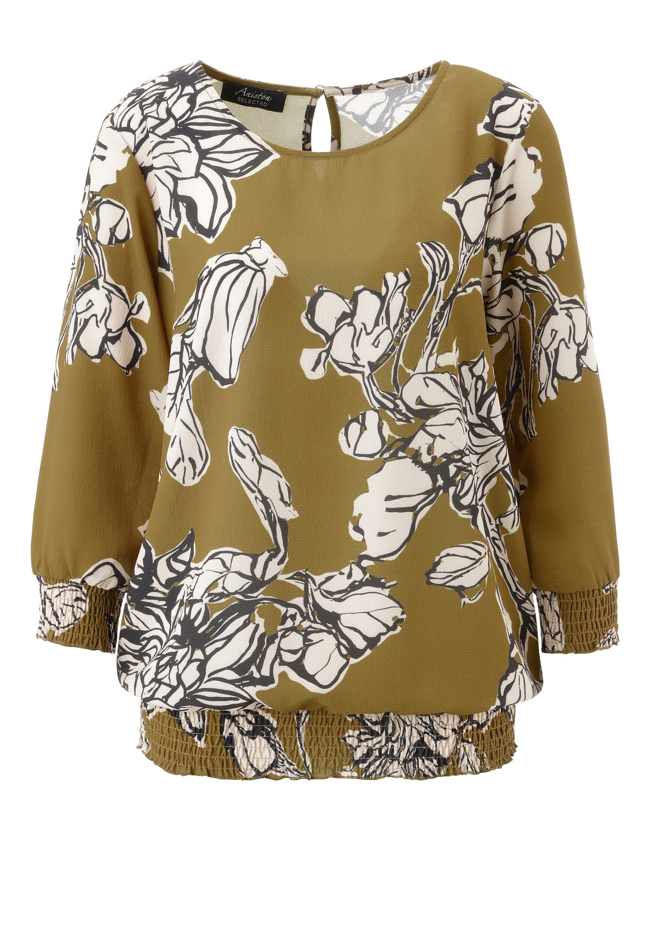 Aniston SELECTED Blouse in Green: front