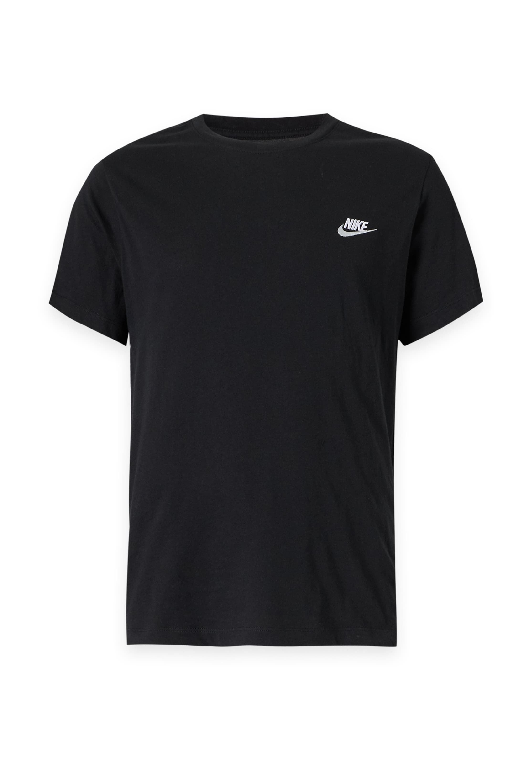 Nike Sportswear Tričko 'CLUB' ve velikosti S - černá / bílá, Produkt
