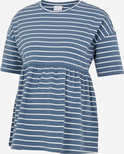 Tricou 'Otea' MAMALICIOUS pe albastru porumbel / alb, Vizualizare produs