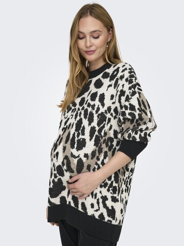 Only Maternity Pullover in Beige: Vorderseite