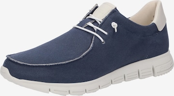 Chaussure à lacets SIOUX en bleu : devant