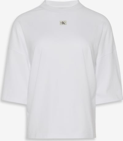 Marškinėliai iš Calvin Klein Jeans, spalva – balta, Prekių apžvalga
