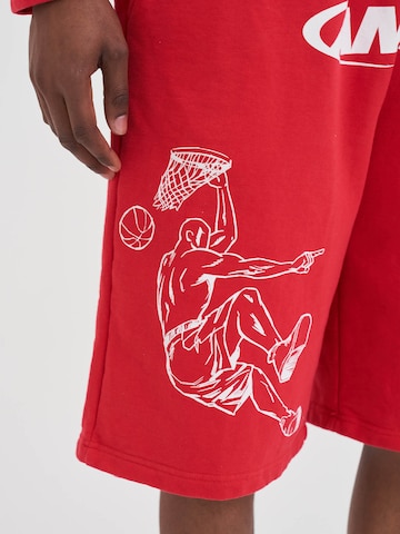 Loosefit Pantalon 'Off The Rim' AND1 en rouge