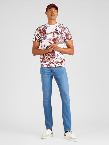 JACK & JONES Bluser & t-shirts 'VINCENT' i hvid