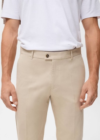 MANGO MAN Regular Hose 'Nicco' in Beige