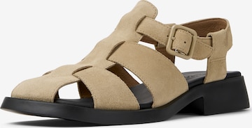 Sandales à lanières 'Dana' CAMPER en beige : devant