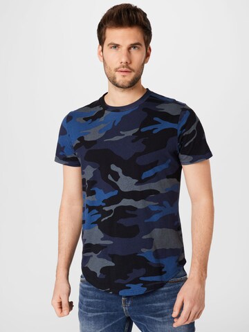 HOLLISTER Shirt 'PATTERN' in Blauw: voorkant